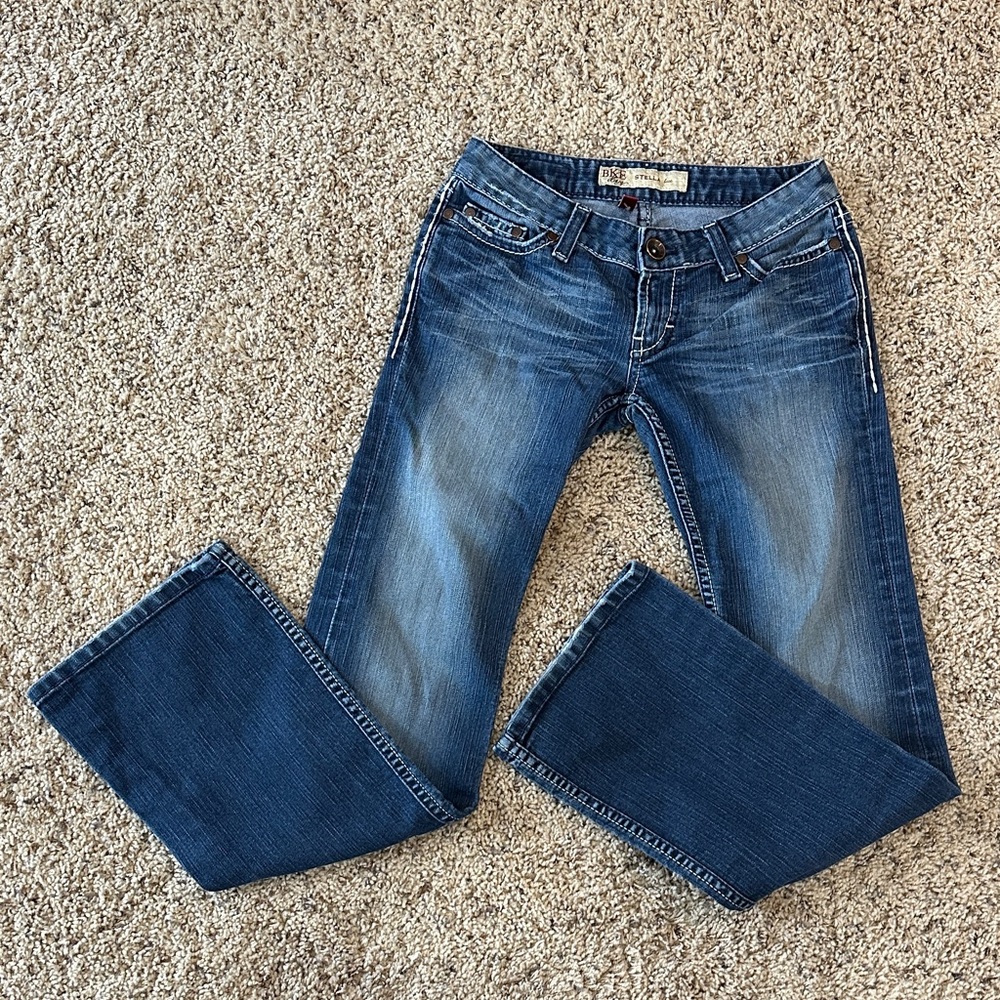BKE Women's Blue Bootcut Jeans